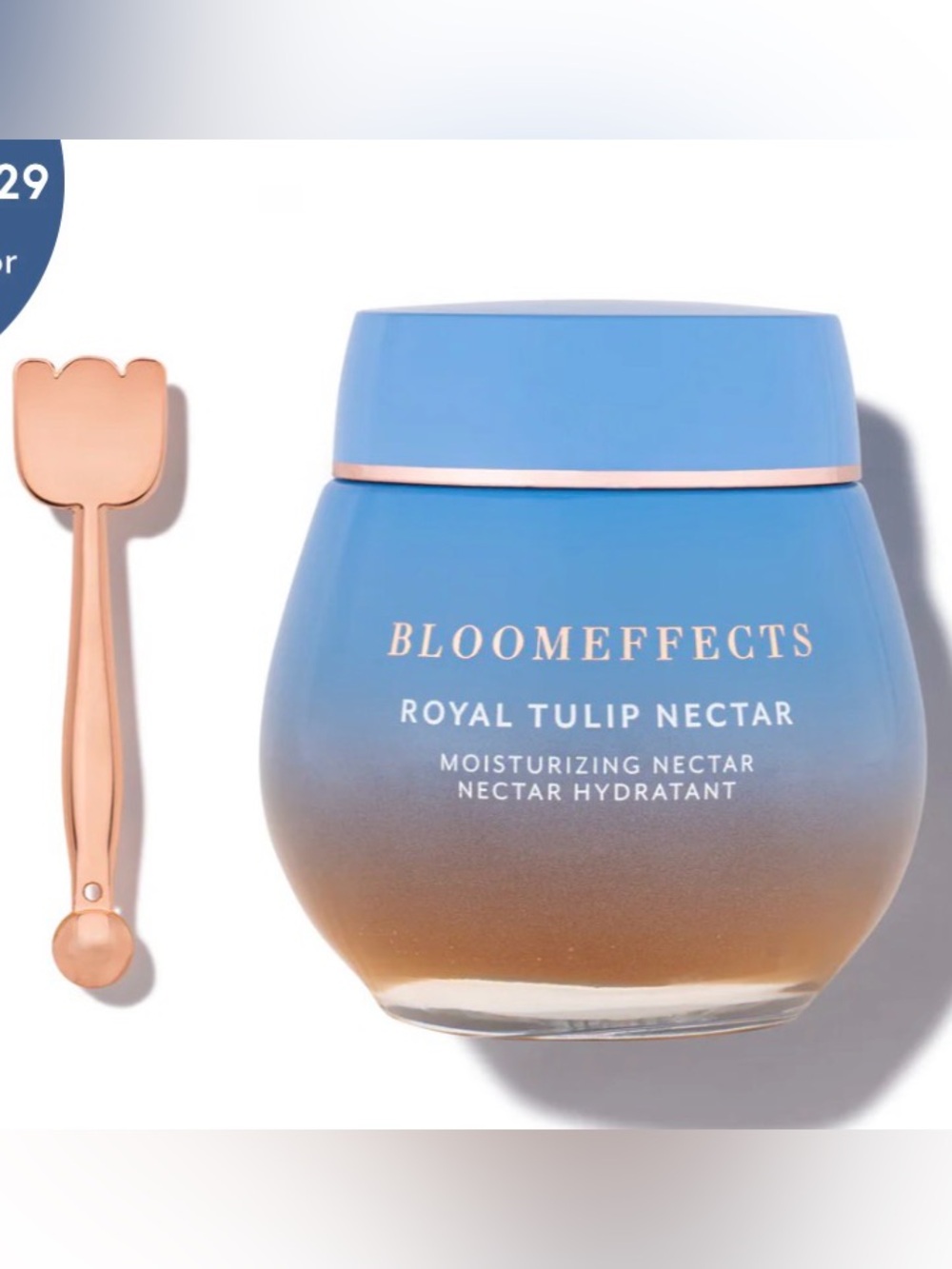 BloomEffects Royal Tulip Nectar Moisturizing Cream - Blue/Gold